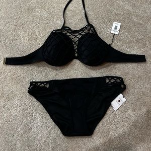 NWT black bathing suit